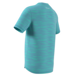 Adidas Sportwear Training Tennis Boys Shirt - Preloved Blue/Easy Green