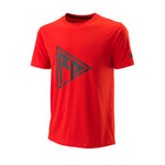 Wilson Rush Pro Tech Tee - Red/Black