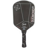 Six Zero Infinity Edgeless Black Diamond Power 16mm Pickleball Paddle - Grey & Red