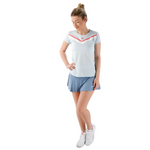 Yonex 2021 Tennis Womens Skort w/Inner Shorts - Mist Blue M