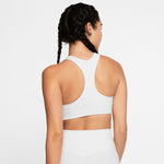 Nike DriFit Swoosh Sports Bra - White/Black