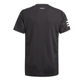 Adidas Boys Club 3-Stripe Tee - Black/White