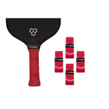CRBN DryTec Pickleball Overgrips 4 Pack - Red