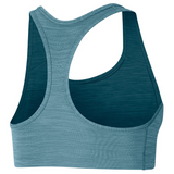 Nike DriFit Swoosh Sports Bra - Cerulean/Pure/White