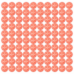 Franklin X-26 Indoor Pickleballs 100 Pack Box - Coral Orange