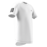Adidas Club Tennis 3-Stripes Tennis T-Shirt - White/Black