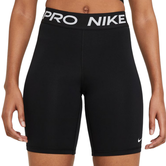 Nike Pro 365 Womens 8" Tennis Shorts - Black/White