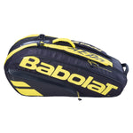 Babolat Pure Aero 6 Pack Racquet Bag 2021 - Yellow/Black