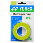 Yonex Wet Super Grap Overgrip 3 Pack - Citrus Green
