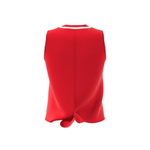 Adidas Women's Club Knotted Tennis Tank - Vivid Red/White