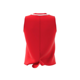 Adidas Women's Club Knotted Tennis Tank - Vivid Red/White