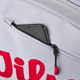 Wilson Super Tour Pickleball Bag - GrayBlack/Red