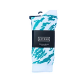 LETOUR Dig 3 Socks - White/Green
