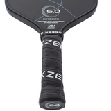 Six Zero Sapphire 2024 13MM Pickleball Paddle - Neon