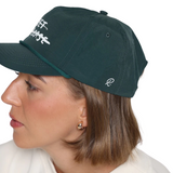 Rallee Quiet Please UltraLight One Size Fits Most Tennis Cap - Kelp