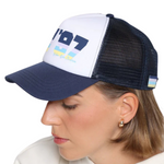 Rallee NY '97 Trucker One Size Fits Most Tennis Cap - Navy