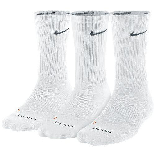 Nike DriFit Crew Sock 3 Pack (White/Black)