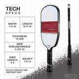 Joola Graf Champion SS25 12mm Pickleball Paddle