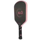 Six Zero Infinity Edgeless Double Black Diamond Control 16mm Pickleball Paddle - Cherry Blossoms Pink