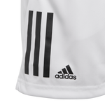 Adidas Boys Club 3 Stripe Shorts - White/Black