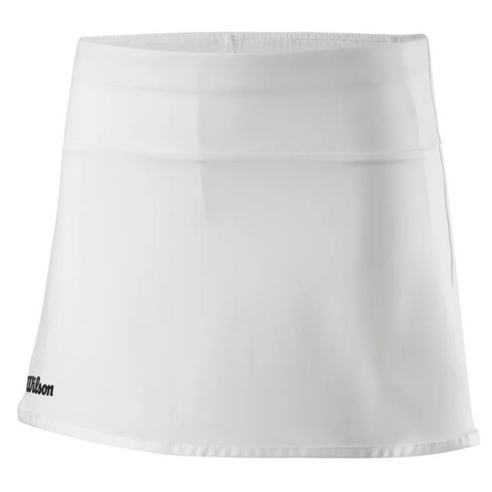 Wilson Girls Team II 11" Skirt- White