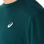 Asics Court Short Sleeve Mens Tennis Top - Saxon Green