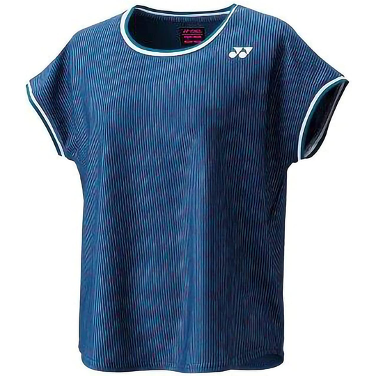 Yonex 2021 Women Crew Neck Tennis Shirt - Denim Navy