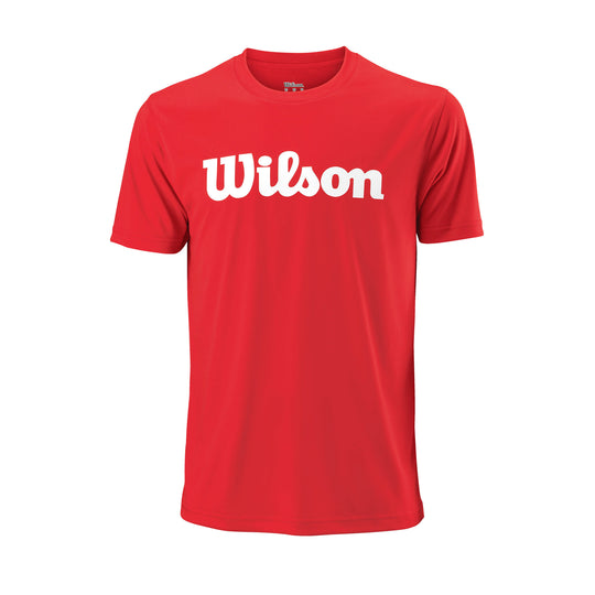 Wilson Script Tech Tee red/white