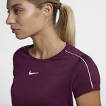 Nike Court Dry Top bordeaux/white