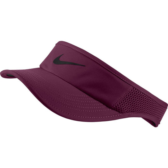 Nike Womens Aerobill Visor bordeaux/black