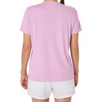 Asics Women Court Tennis Graphic Tee - Light Ube/Brilliant White