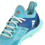 Adidas Adizero Ubersonic Womens Tennis Shoes - Turquoise / Off White