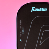 Franklin C45 Parris Todd Signature Carbon Fiber 13.25mm Pickleball Paddle - Hot Pink/Surf Blue