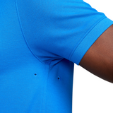 Nike Rafael Nadal Men Slim-Fit Tennis Polo Shirt - Lt Photo Blue/Lt Lemon Twist