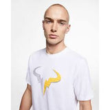 Nike Dri-FIT Rafa Tee - White/Laser Orange