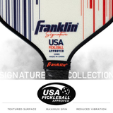 Franklin Signature Series Fiberglass 16mm with Maxgrit Pickleball Paddle