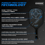 Engage Pursuit Pro 1 Hybrid Pickleball Paddle