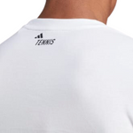 Adidas Men Wimbledon Graphic Tennis T-Shirt - White