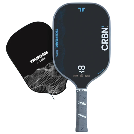 CRBN¹ TruFoam Waves Elongated Long Handle Pickleball Paddle - DEMO