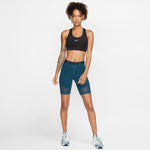 Nike Dri-Fit Swoosh Sports Bra - Black/White