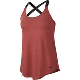 Nike Womens Dry Tank Elastika - Cedar/Black