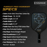Engage Pursuit Pro 1 6.0 Widebody Pickleball Paddle