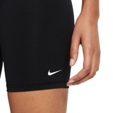 Nike Pro 365 Womens 8" Tennis Shorts - Black/White