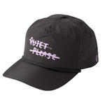 Rallee Quiet Please UltraLight Tennis Cap OSFM - Black/Mauve
