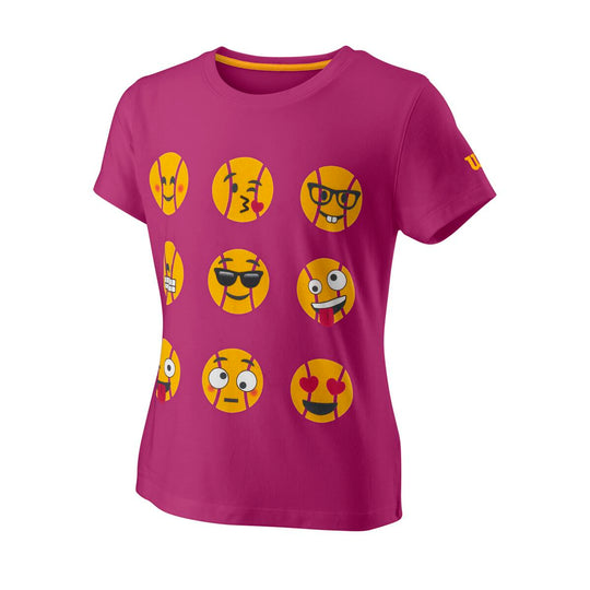 Wilson Emoti-Fun Tech Tee - Girls
