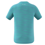 Adidas Sportwear Training Tennis Boys Shirt - Preloved Blue/Easy Green
