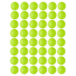 Wilson Tru 32 Indoor Pickleballs 48 Pack - Neon Yellow