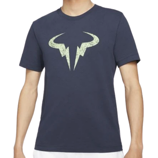 Nike Rafa Tee - Obsidian/Lime Glow