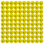 Joola Plastic Primo Outdoor Pickleballs 100 Pack - Yellow