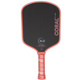 Six Zero Coral 16mm Widebody Pickleball Paddle